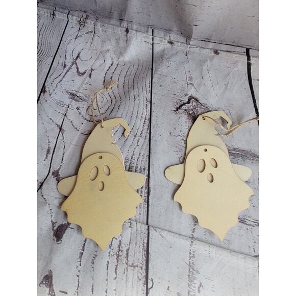 Fall Gnome Wood Ornaments Decor Fall Tree Handmade Orange Yellow - Picture 8 of 8